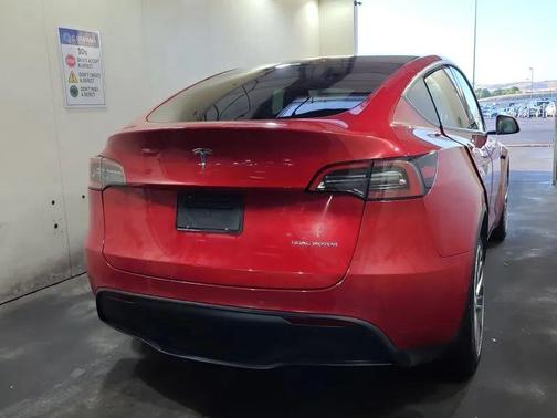 Red Multi-Coat 2021 Tesla Model Y Long Range Dual Motor All-Wheel Drive