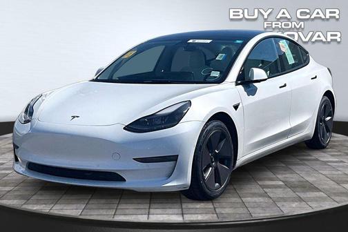 Pearl White Multi-Coat 2022 Tesla Model 3 Long Range