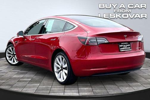 Red Multi-Coat 2019 Tesla Model 3 Long Range