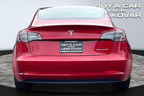 Red Multi-Coat 2019 Tesla Model 3 Long Range