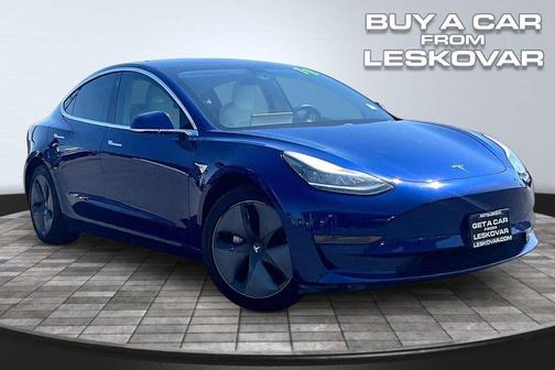 Deep Blue Metallic 2019 Tesla Model 3 Long Range