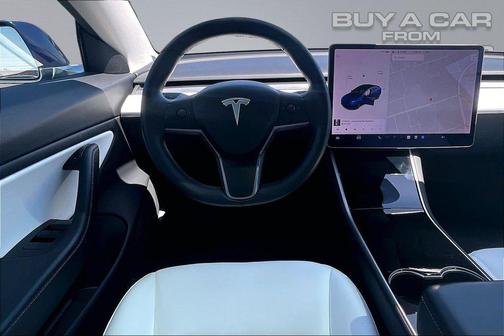 Deep Blue Metallic 2019 Tesla Model 3 Long Range