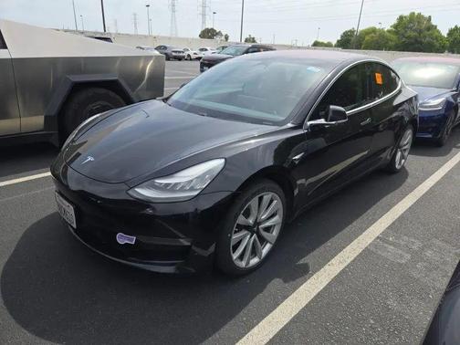 Solid Black 2018 Tesla Model 3 Long Range