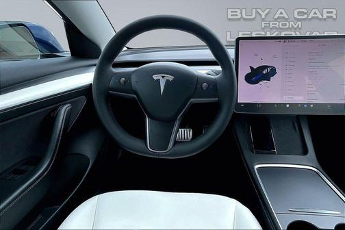 Deep Blue Metallic 2022 Tesla Model 3 Performance