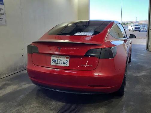 Red Multi-Coat 2018 Tesla Model 3 Performance