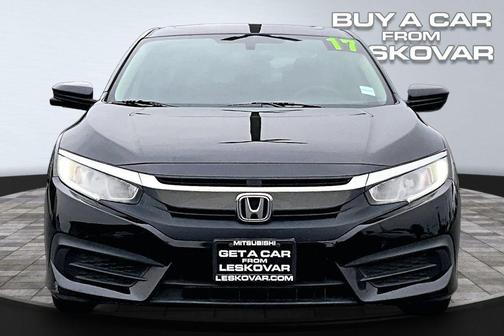 Black 2017 Honda Civic EX