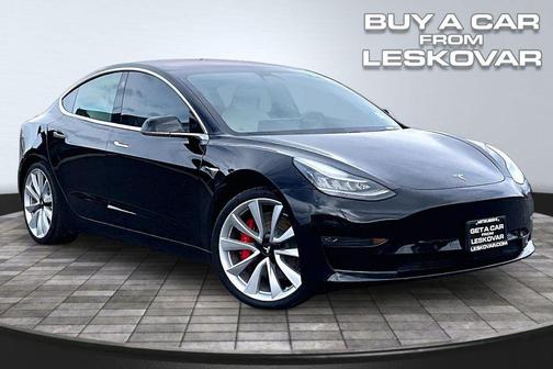 Black 2018 Tesla Model 3 Performance
