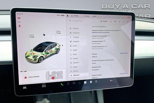 Red Multi-Coat 2021 Tesla Model 3 Long Range