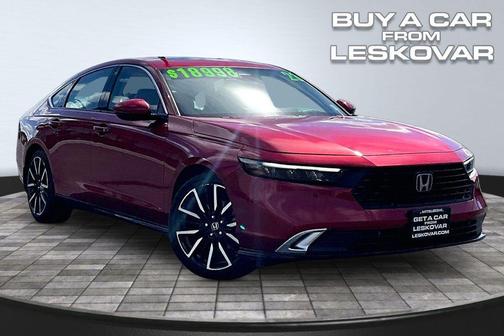 Radiant Red Metallic 2023 Honda Accord Hybrid Touring