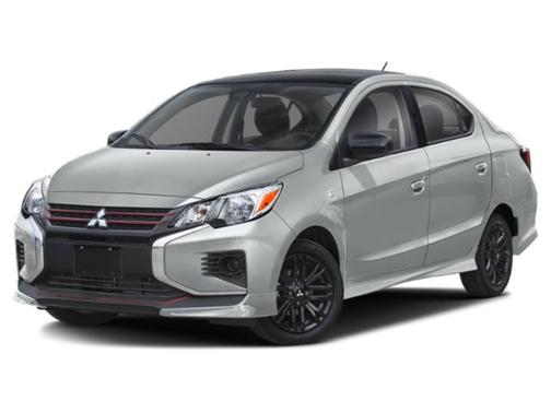 Starlight Silver Metallic w/Black Roof 2024 Mitsubishi Mirage G4 Black Edition