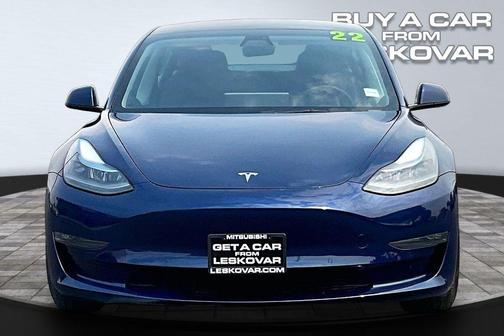Deep Blue Metallic 2022 Tesla Model 3 Performance