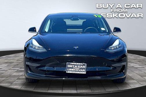 Solid Black 2019 Tesla Model 3 Long Range