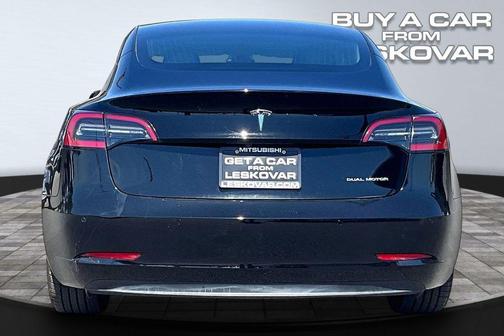 Solid Black 2019 Tesla Model 3 Long Range