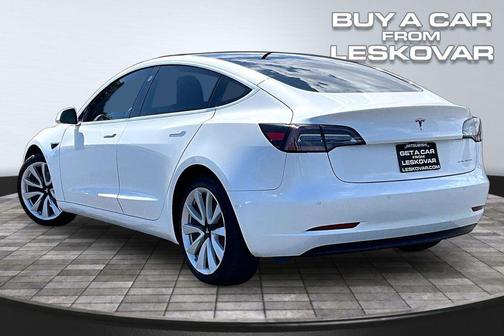 Pearl White Multi-Coat 2020 Tesla Model 3 Long Range