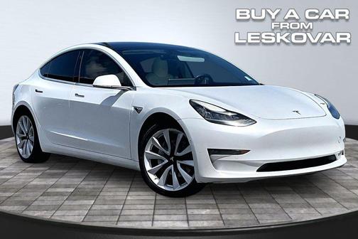 Pearl White Multi-Coat 2020 Tesla Model 3 Long Range