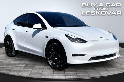 Pearl White Multi-Coat 2021 Tesla Model Y Long Range Dual Motor All-Wheel Drive