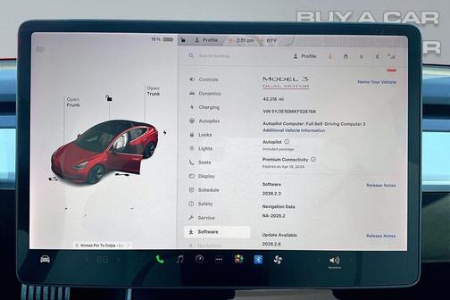 Red Multi-Coat 2019 Tesla Model 3 Performance