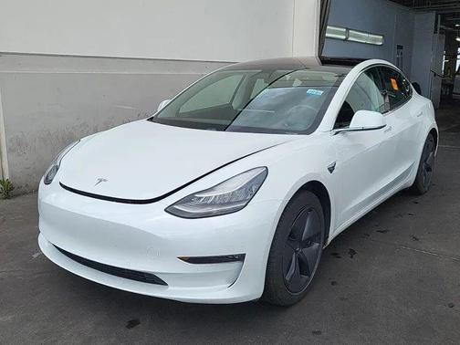 Pearl White Multi-Coat 2019 Tesla Model 3 Long Range