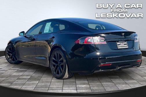 Solid Black 2021 Tesla Model S Plaid