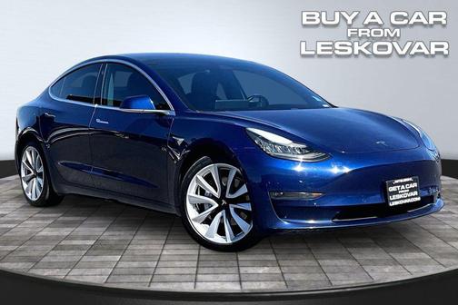 Deep Blue Metallic 2018 Tesla Model 3 Long Range