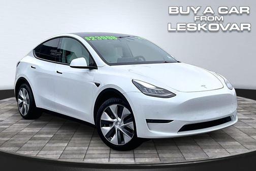 Pearl White Multi-Coat 2021 Tesla Model Y Long Range Dual Motor All-Wheel Drive