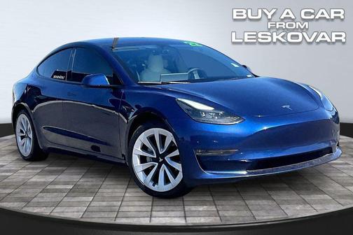 Deep Blue Metallic 2022 Tesla Model 3 Long Range