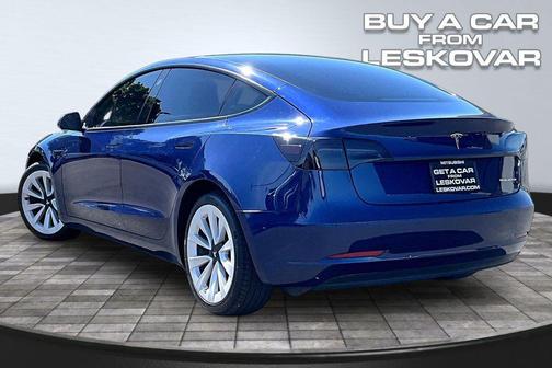 Deep Blue Metallic 2022 Tesla Model 3 Long Range