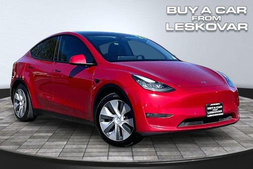 Red Multi-Coat 2021 Tesla Model Y Long Range Dual Motor All-Wheel Drive