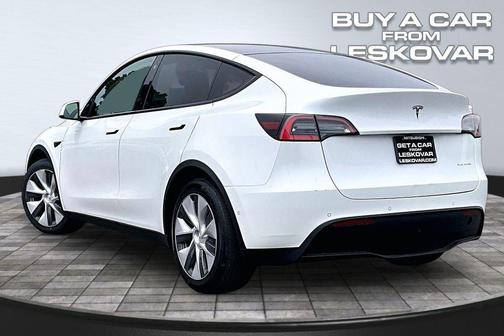 Pearl White Multi-Coat 2021 Tesla Model Y Long Range Dual Motor All-Wheel Drive