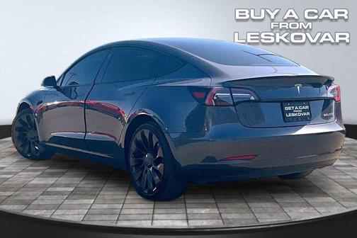 Gray 2023 Tesla Model 3 Performance