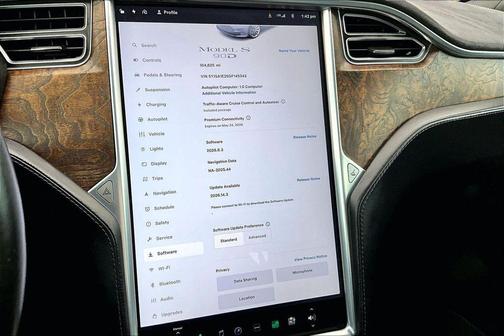 Midnight Silver Metallic 2016 Tesla Model S 90D