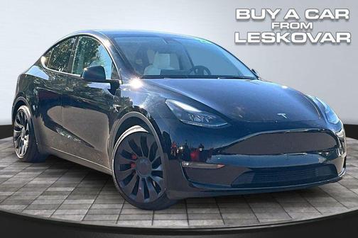 Solid Black 2023 Tesla Model Y Performance Dual Motor All-Wheel Drive