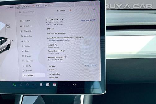 Pearl White Multi-Coat 2020 Tesla Model 3 Long Range