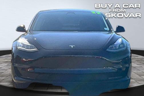 Solid Black 2022 Tesla Model 3 Long Range