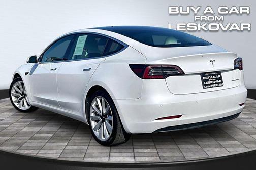Pearl White Multi-Coat 2020 Tesla Model 3 Long Range