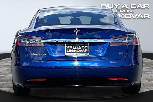 Deep Blue Metallic 2017 Tesla Model S 75D