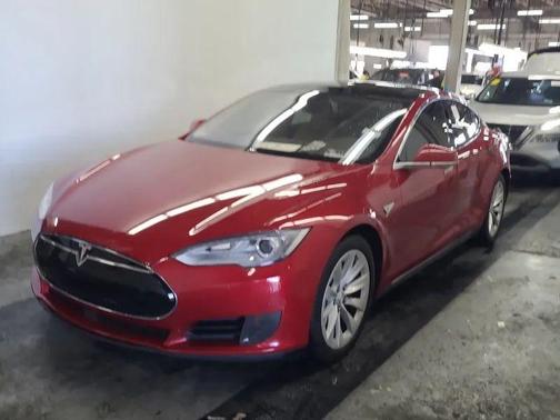 Red Multi-Coat 2016 Tesla Model S 90D