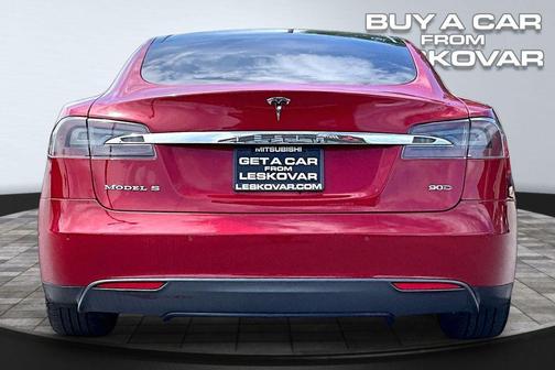 Red Multi-Coat 2016 Tesla Model S 90D