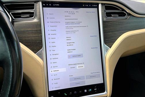 Red Multi-Coat 2016 Tesla Model S 90D