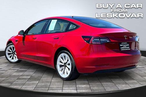 Red Multi-Coat 2022 Tesla Model 3 Long Range