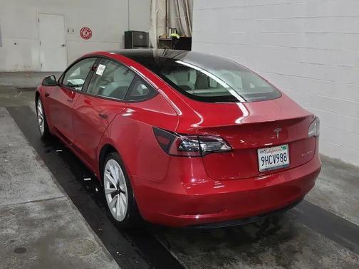 Red Multi-Coat 2022 Tesla Model 3 Long Range