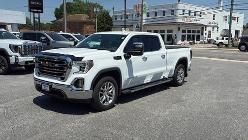 Summit White 2021 GMC Sierra 1500 SLT