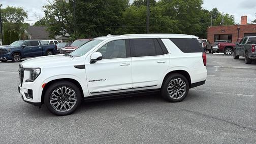 White Frost Tri-Coat 2024 GMC Yukon Denali Ultimate