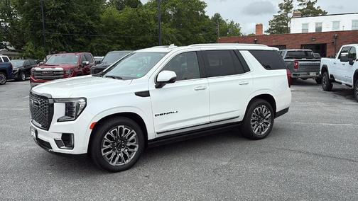 White Frost Tri-Coat 2024 GMC Yukon Denali Ultimate