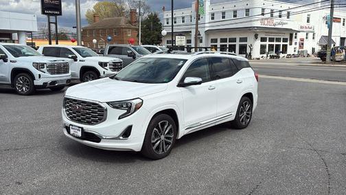 Summit White 2019 GMC Terrain Denali