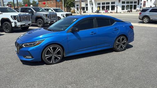 Electric Blue Metallic 2021 Nissan Sentra SR