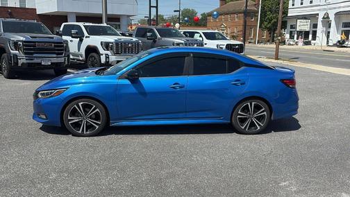 Electric Blue Metallic 2021 Nissan Sentra SR