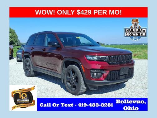 Velvet Red Pearlcoat 2025 Jeep Grand Cherokee Laredo