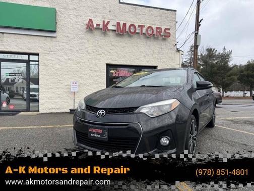 Black Sand Mica 2015 Toyota Corolla S Plus