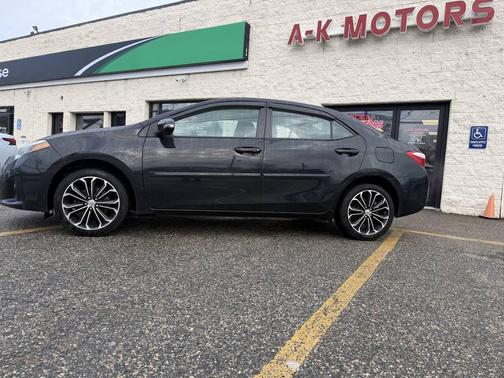Black Sand Mica 2015 Toyota Corolla S Plus